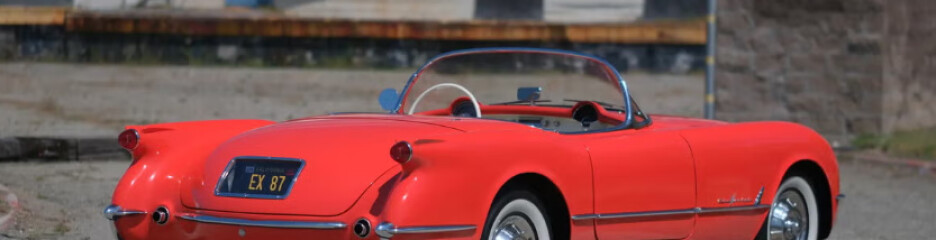Исторический Corvette 1955 года с первым V8 выставили на аукцион