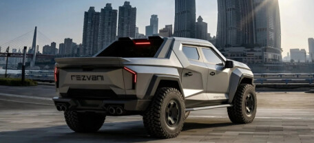 Rezvani Fortress: в США представили экстремальный бронированный пикап с дымовой завесой и зарядной станцией