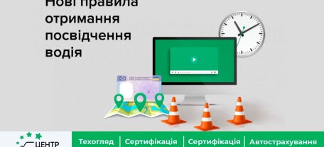 Обновление алгоритма получения водительского удостоверения в Украине