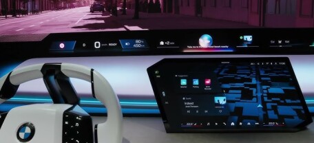 BMW представляет инновационную панорамную систему iDrive на CES 2025