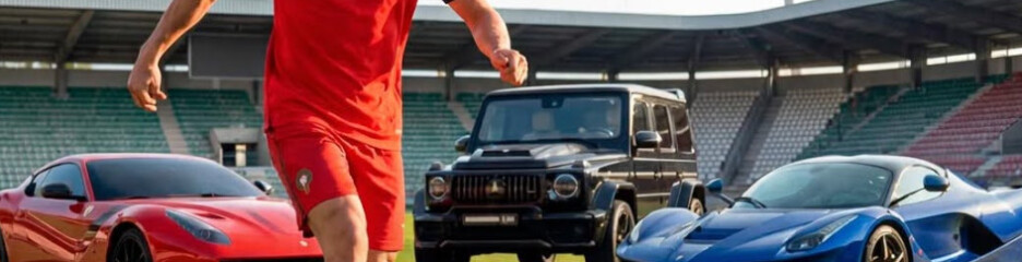 Автомобільна імперія Кріштіану Роналду: гіперкари, розкіш і ексклюзив