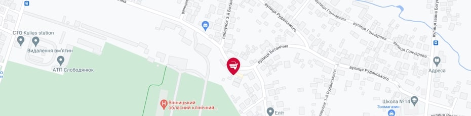 Сертифікація авто Вінниця випробувальні лабораторії Центр-Авто карта